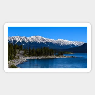 Rocky Mountains scenery. Sticker